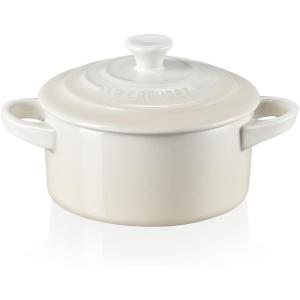 imageLe Creuset Stoneware Mini Round Cocotte 8 oz ArtichautMeringue
