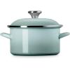 imageLe Creuset Enamel on Steel Traditional Petite Stockpot 38qt CeriseSea Salt