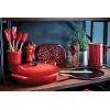 imageLe Creuset Enameled Cast Iron Crepe Pan with Rateau and Spatula 1075quot Cerise