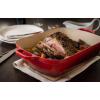 imageLe Creuset Enameled Cast Iron Signature Rectangular Roaster 7 qt 128quot x 187quot CeriseCerise