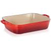 imageLe Creuset Enameled Cast Iron Signature Rectangular Roaster 7 qt 128quot x 187quot CeriseCerise