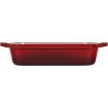 imageLe Creuset Enameled Cast Iron Signature Rectangular Roaster 7 qt 128quot x 187quot CeriseCerise