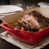 imageLe Creuset Enameled Cast Iron Signature Rectangular Roaster 7 qt 128quot x 187quot CeriseDeep Teal