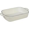 imageLe Creuset Enameled Cast Iron Signature Rectangular Roaster 7 qt 128quot x 187quot CeriseDeep Teal