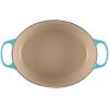 imageLe Creuset Signature Enameled Cast Iron Oval Dutch Oven 675qt PecheCaribbean