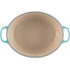 imageLe Creuset Signature Enameled Cast Iron Oval Dutch Oven 675qt PecheCaribbean