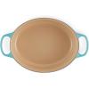 imageLe Creuset Signature Enameled Cast Iron Oval Dutch Oven 675qt PecheCaribbean