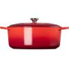 imageLe Creuset Signature Enameled Cast Iron Oval Dutch Oven 675qt PecheCerise