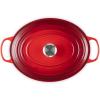 imageLe Creuset Signature Enameled Cast Iron Oval Dutch Oven 675qt PecheCerise