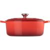 imageLe Creuset Signature Enameled Cast Iron Oval Dutch Oven 675qt PecheCerise