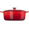 imageLe Creuset Signature Enameled Cast Iron Oval Dutch Oven 675qt PecheCerise