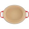 imageLe Creuset Signature Enameled Cast Iron Oval Dutch Oven 675qt PecheCerise