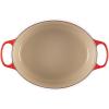 imageLe Creuset Signature Enameled Cast Iron Oval Dutch Oven 675qt PecheCerise