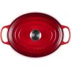 imageLe Creuset Signature Enameled Cast Iron Oval Dutch Oven 675qt PecheCerise