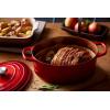 imageLe Creuset Signature Enameled Cast Iron Oval Dutch Oven 675qt PecheCerise