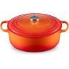 imageLe Creuset Signature Enameled Cast Iron Oval Dutch Oven 675qt PecheFlame