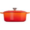 imageLe Creuset Signature Enameled Cast Iron Oval Dutch Oven 675qt PecheFlame