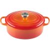 imageLe Creuset Signature Enameled Cast Iron Oval Dutch Oven 675qt PecheFlame