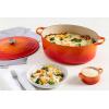 imageLe Creuset Signature Enameled Cast Iron Oval Dutch Oven 675qt PecheFlame