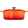 imageLe Creuset Signature Enameled Cast Iron Oval Dutch Oven 675qt PecheFlame