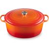 imageLe Creuset Signature Enameled Cast Iron Oval Dutch Oven 675qt PecheFlame