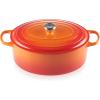 imageLe Creuset Signature Enameled Cast Iron Oval Dutch Oven 675qt PecheFlame