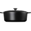 imageLe Creuset Signature Enameled Cast Iron Oval Dutch Oven 675qt PecheLicorice