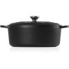 imageLe Creuset Signature Enameled Cast Iron Oval Dutch Oven 675qt PecheLicorice