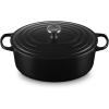 imageLe Creuset Signature Enameled Cast Iron Oval Dutch Oven 675qt PecheLicorice