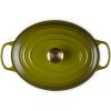 imageLe Creuset Signature Enameled Cast Iron Oval Dutch Oven 675qt PecheOlive