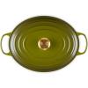 imageLe Creuset Signature Enameled Cast Iron Oval Dutch Oven 675qt PecheOlive