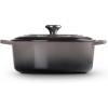 imageLe Creuset Signature Enameled Cast Iron Oval Dutch Oven 675qt PecheOyster