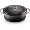 imageLe Creuset Signature Enameled Cast Iron Oval Dutch Oven 675qt PecheOyster