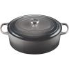 imageLe Creuset Signature Enameled Cast Iron Oval Dutch Oven 675qt PecheOyster