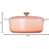 imageLe Creuset Signature Enameled Cast Iron Oval Dutch Oven 675qt PechePeche