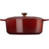 imageLe Creuset Signature Enameled Cast Iron Oval Dutch Oven 675qt PecheRhone