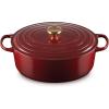 imageLe Creuset Signature Enameled Cast Iron Oval Dutch Oven 675qt PecheRhone