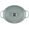 imageLe Creuset Signature Enameled Cast Iron Oval Dutch Oven 675qt PecheSea Salt