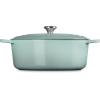 imageLe Creuset Signature Enameled Cast Iron Oval Dutch Oven 675qt PecheSea Salt