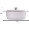 imageLe Creuset Signature Enameled Cast Iron Oval Dutch Oven 675qt PecheShallot