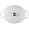 imageLe Creuset Signature Enameled Cast Iron Oval Dutch Oven 675qt PecheWhite