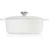 imageLe Creuset Signature Enameled Cast Iron Oval Dutch Oven 675qt PecheWhite