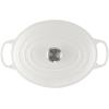 imageLe Creuset Signature Enameled Cast Iron Oval Dutch Oven 675qt PecheWhite