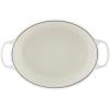 imageLe Creuset Signature Enameled Cast Iron Oval Dutch Oven 675qt PecheWhite