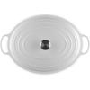 imageLe Creuset Signature Enameled Cast Iron Oval Dutch Oven 675qt PecheWhite