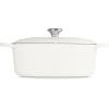 imageLe Creuset Signature Enameled Cast Iron Oval Dutch Oven 675qt PecheWhite