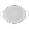 imageLe Creuset Signature Enameled Cast Iron Oval Dutch Oven 675qt PecheWhite