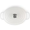 imageLe Creuset Signature Enameled Cast Iron Oval Dutch Oven 675qt PecheWhite