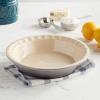 imageLe Creuset Stoneware Heritage Pie Dish 9quot Chiffon PinkOyster