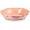 imageLe Creuset Stoneware Heritage Pie Dish 9quot Chiffon PinkPeche